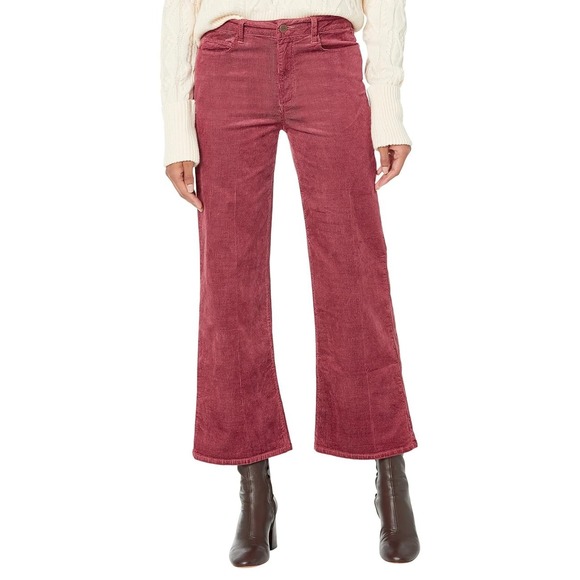 PAIGE Pants - PAIGE Wide Leg Corduroy Pants Dusted Berry Pink Purple 7579E16-7595 Womens‎ 28